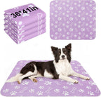 BEAUTYZOO 6 Pack Washable Pee Pads for Dogs, Reusable Puppy Pads for Potty Training, Waterproof Super Absorbent Whelping Pads Mats Non Slip Against Urine for Small Medium Dogs Cats, 16" x 24" - Image 14
