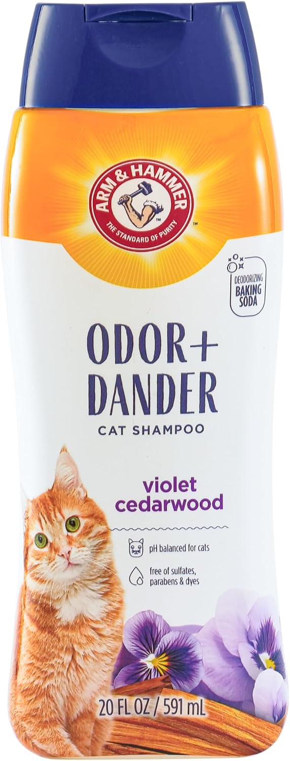Arm & Hammer Cat Shampoo, 2-in-1 Deodorizing, Dander Reducing, 20 Fl Oz - Image 10