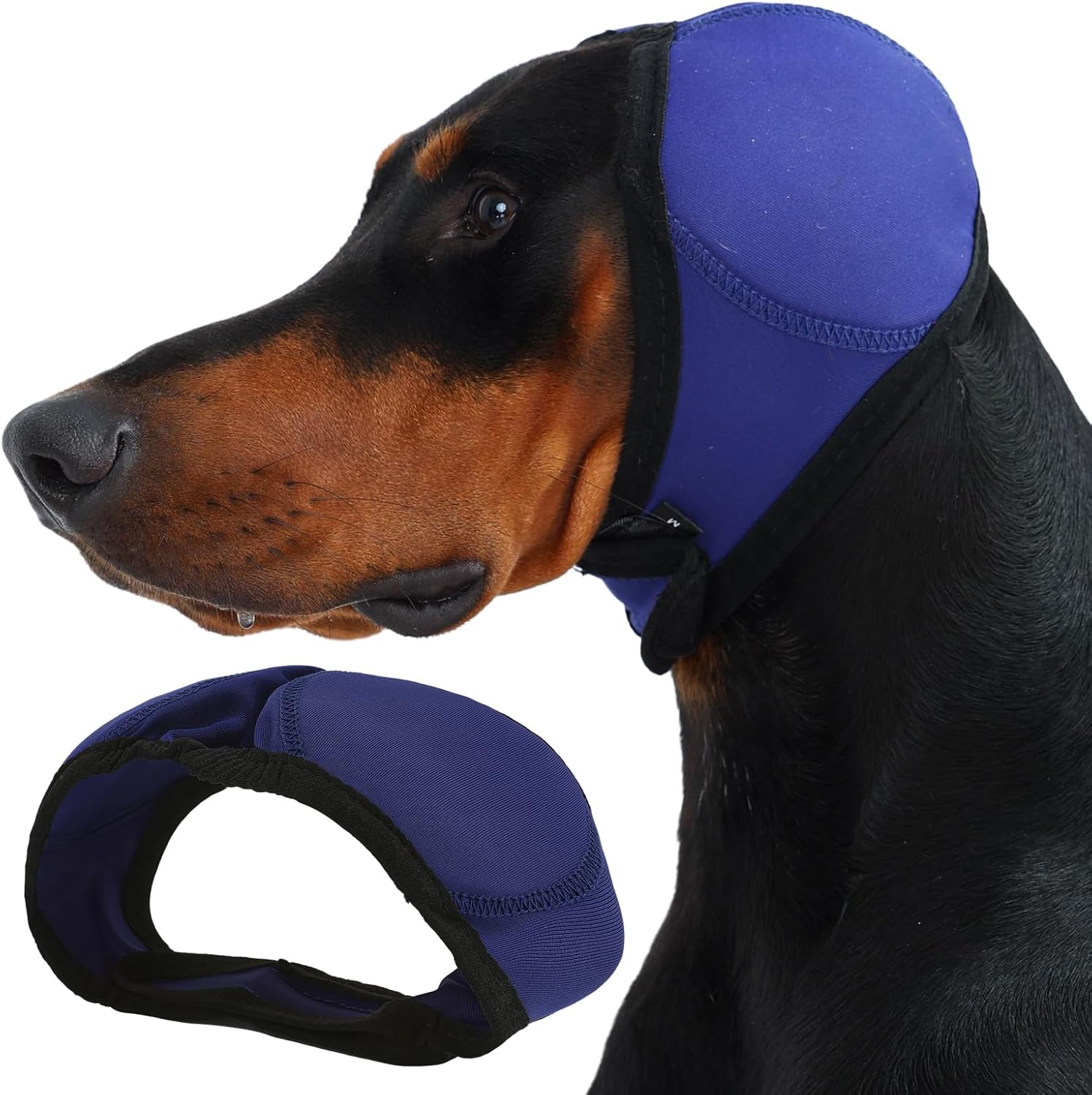 Harbyel pet ear protection sleeve packaged and ready for grooming use.