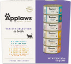 Applaws Fish Variety Pack Wet Cat Food in Broth 12-Pack, High Protein, Limited Ingredient, Grain Free, Canned Cat Food, No Fillers, No Artificial Additives (12 x 2.47 oz Cans) - Image 13
