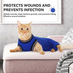 Soft medical pet onesie protecting skin diseases and rashes