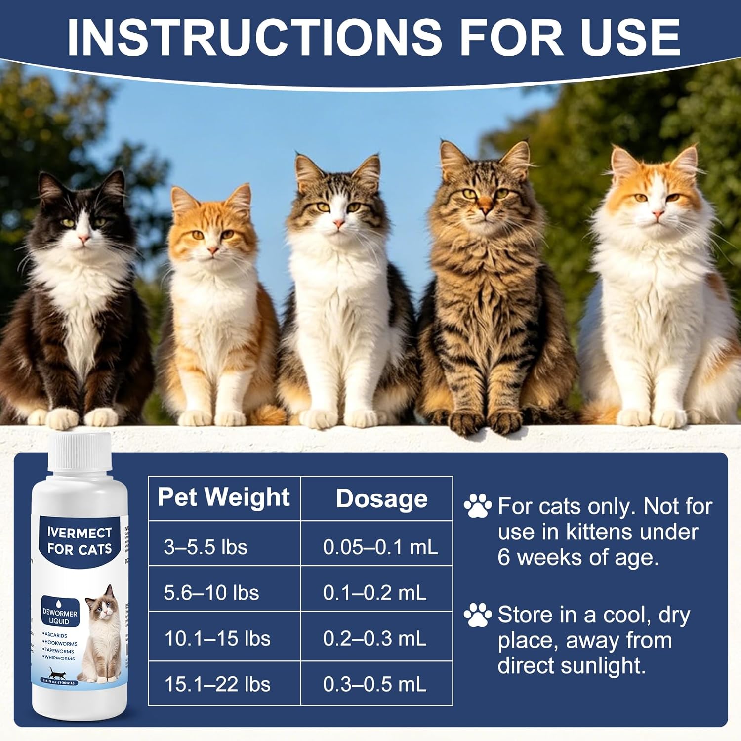 AETHER digestive health oral drops for adult cats close up