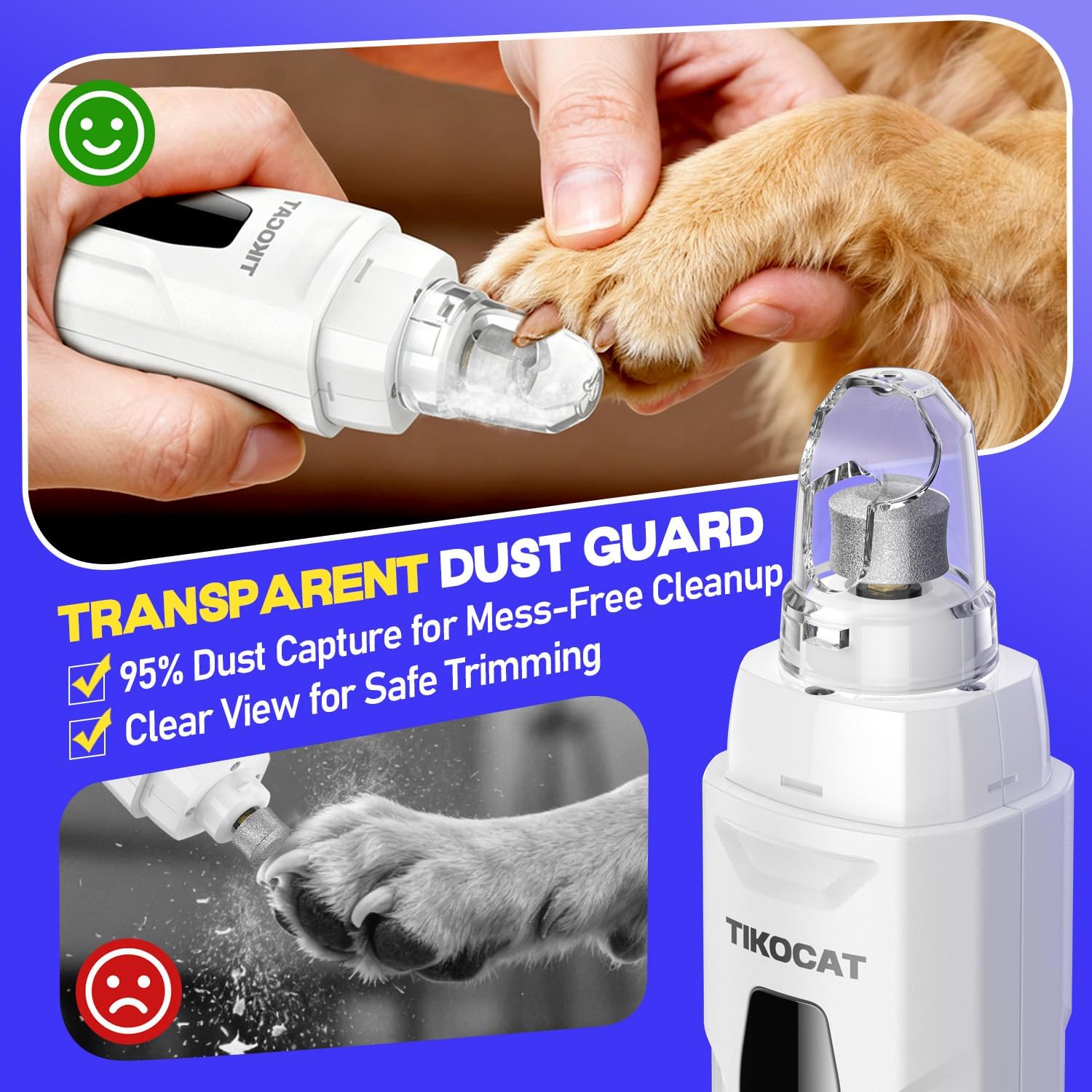 Tikocat V09X grooming kit components and packaging