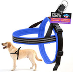 ComfortFlex No-Choke Non-Chafe Sport Dog Harness, Medium, Hunter Orange | American made, designed, cut, assembled, and sewn in the USA, padded reflective harness, integrated control handle - Image 15