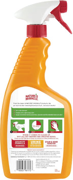 Natures Miracle 24 fluid ounce bottle trigger sprayer detail