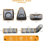 Wilhiker portable catio showing an indoor cat relaxing inside the secure mesh square tent