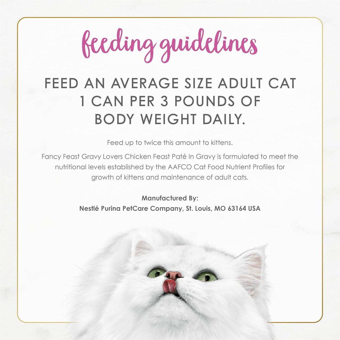 Purina Fancy Feast Gravy Lovers wet cat food can opening