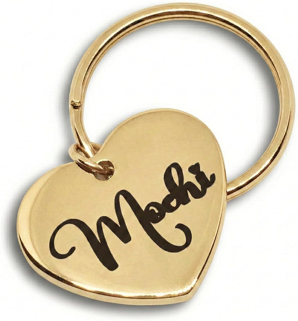 Girl Personalized Dog Tag | Lifetime Durable Stainless Steel | Cat id tag | Custom Engraved Name Dog Tags for Collars & Leashes | Many Fonts & Designs (Silver, Round) - Image 11