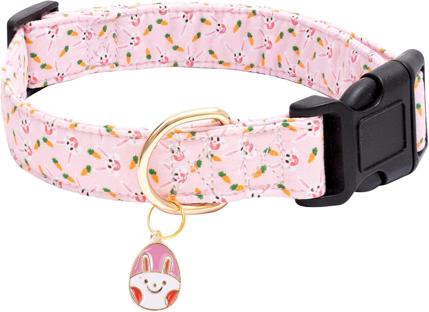 Faygarsle Cotton Designer Dogs Collar Cute Flower Dog Collars for Girl Female Small Medium Large Dogs with Flower Charms S - Image 13