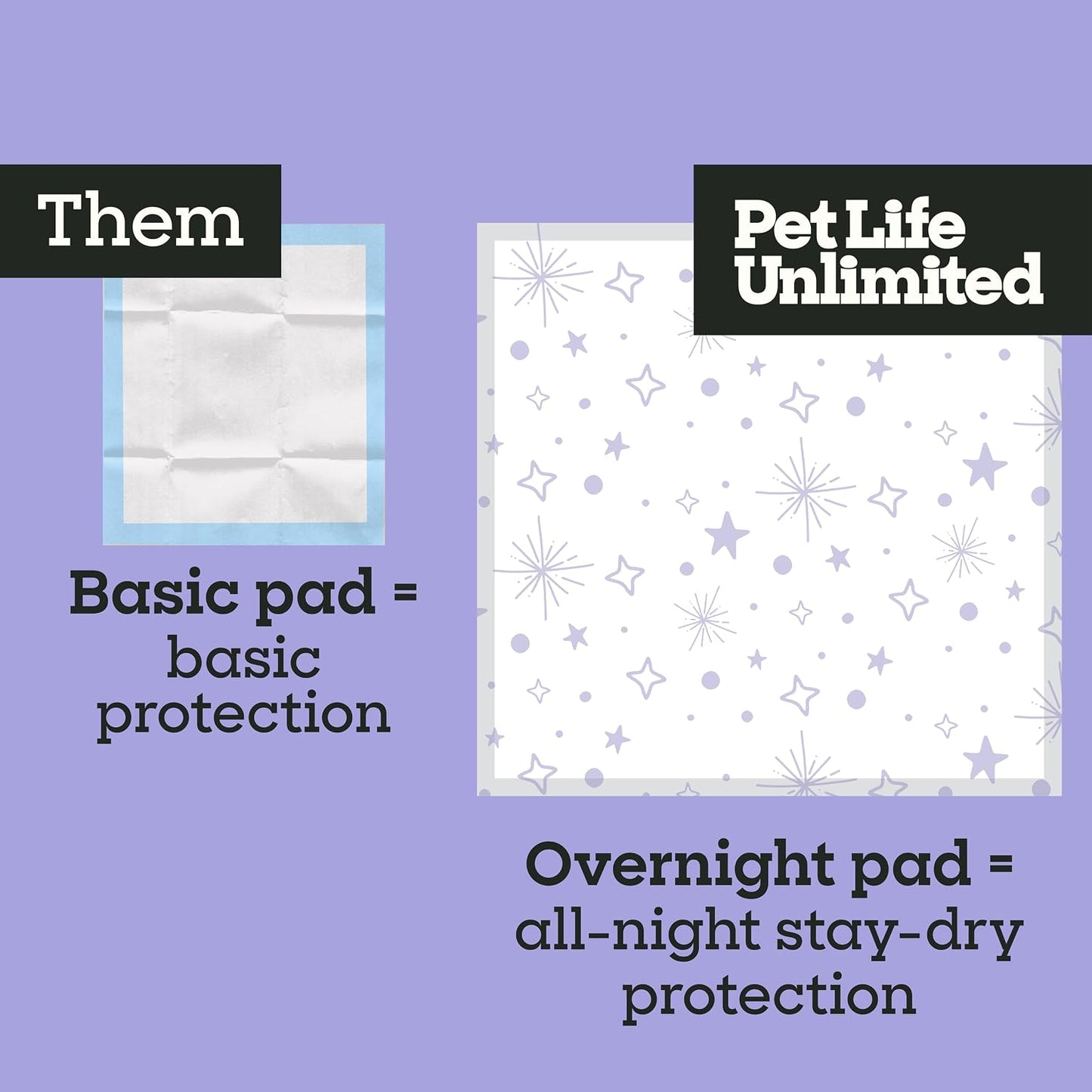 Close up of the texture on the Jasmine Honey scented pet training pads.