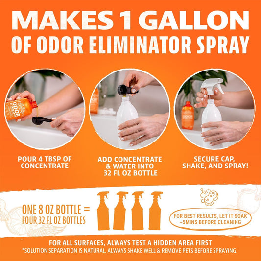 Angry Orange industrial strength concentrate liquid for dog and cat stains