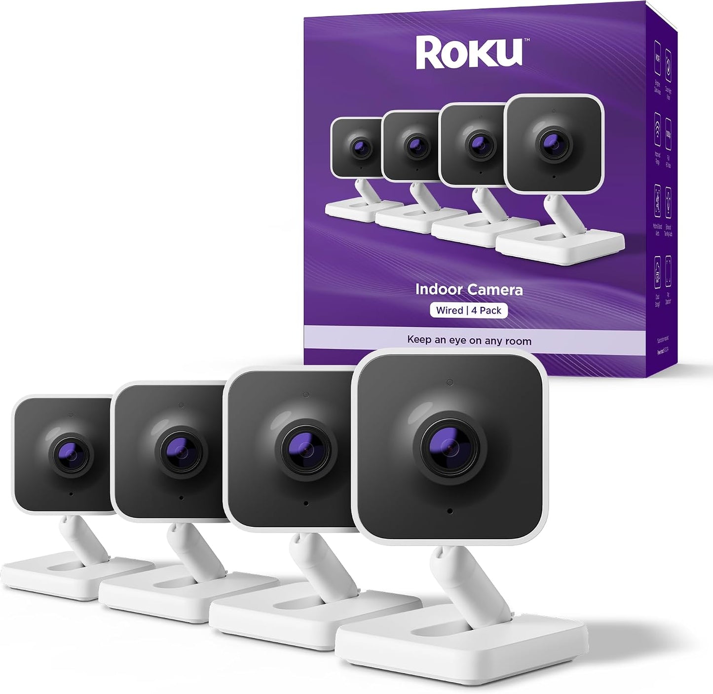 Packaging box for Roku Indoor Camera 2-Pack