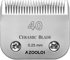 #3FC Detachable Ceramic Pet Grooming Clipper Replacement Blade - 13mm(1/2") Cut, PVD Powder Metallurgy 440C Lower & Ceramic Upper, Fits Andis - for Long Coat Preservation & Natural Finish - Image 13