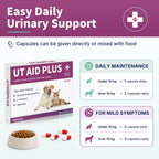 Natural UTI Treatment for Cats & Dogs - Antibiotic-Free Urinary Tract Infection Support Supplement - Bladder & Kidney Health - Incontinence Prevention - 30 Capsules - Image 5