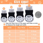Frienda pink knit pet socks with silicone traction soles
