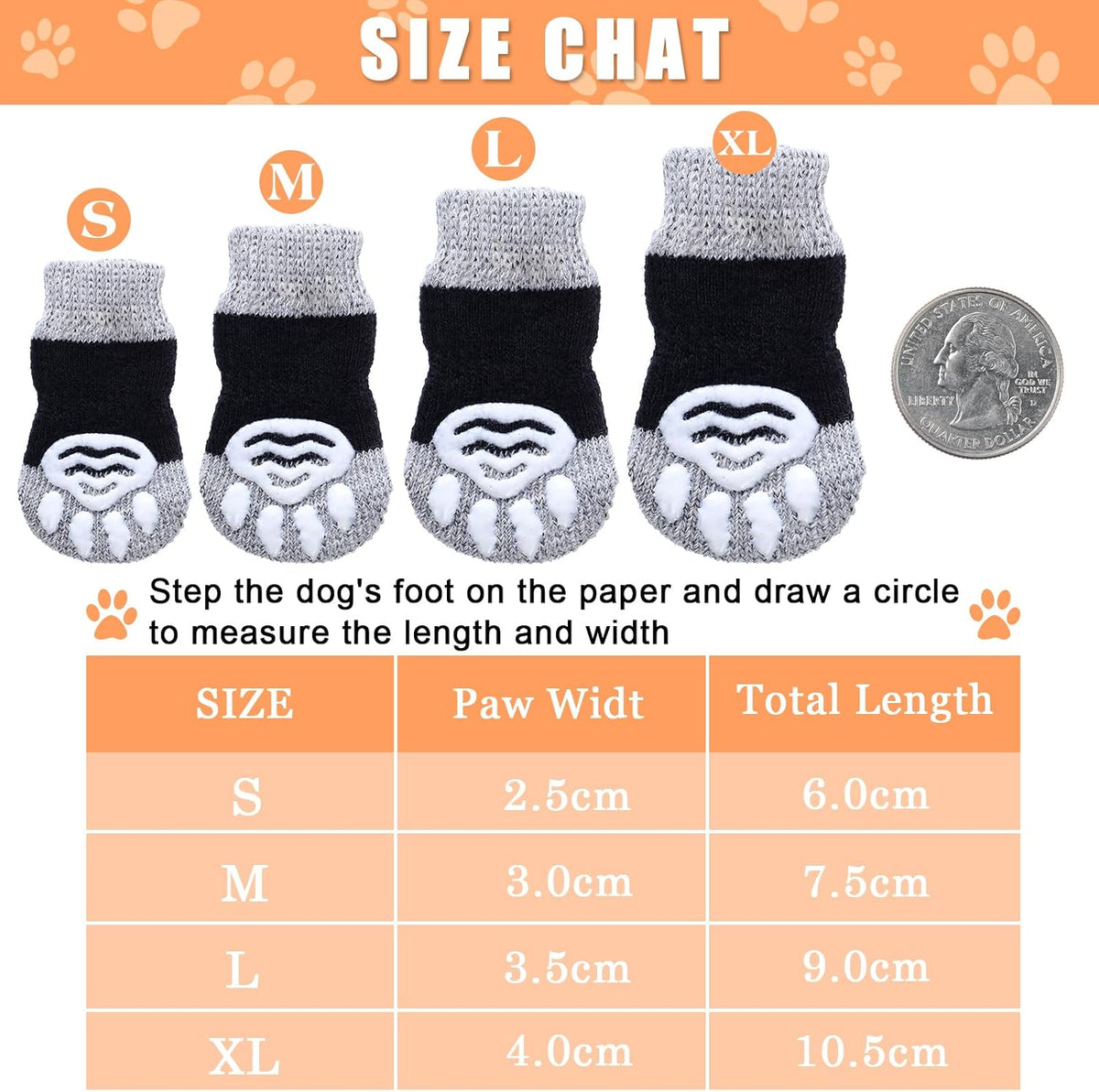 Frienda pink knit pet socks with silicone traction soles