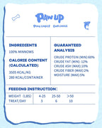 PAWUP Freeze Dried Minnows Dog Treats - 100% Single Ingredient Fish Treats for Dogs - Omega-3 Rich, Grain Free Training Treats & Dog Food Topper, 2.8 oz - Image 9