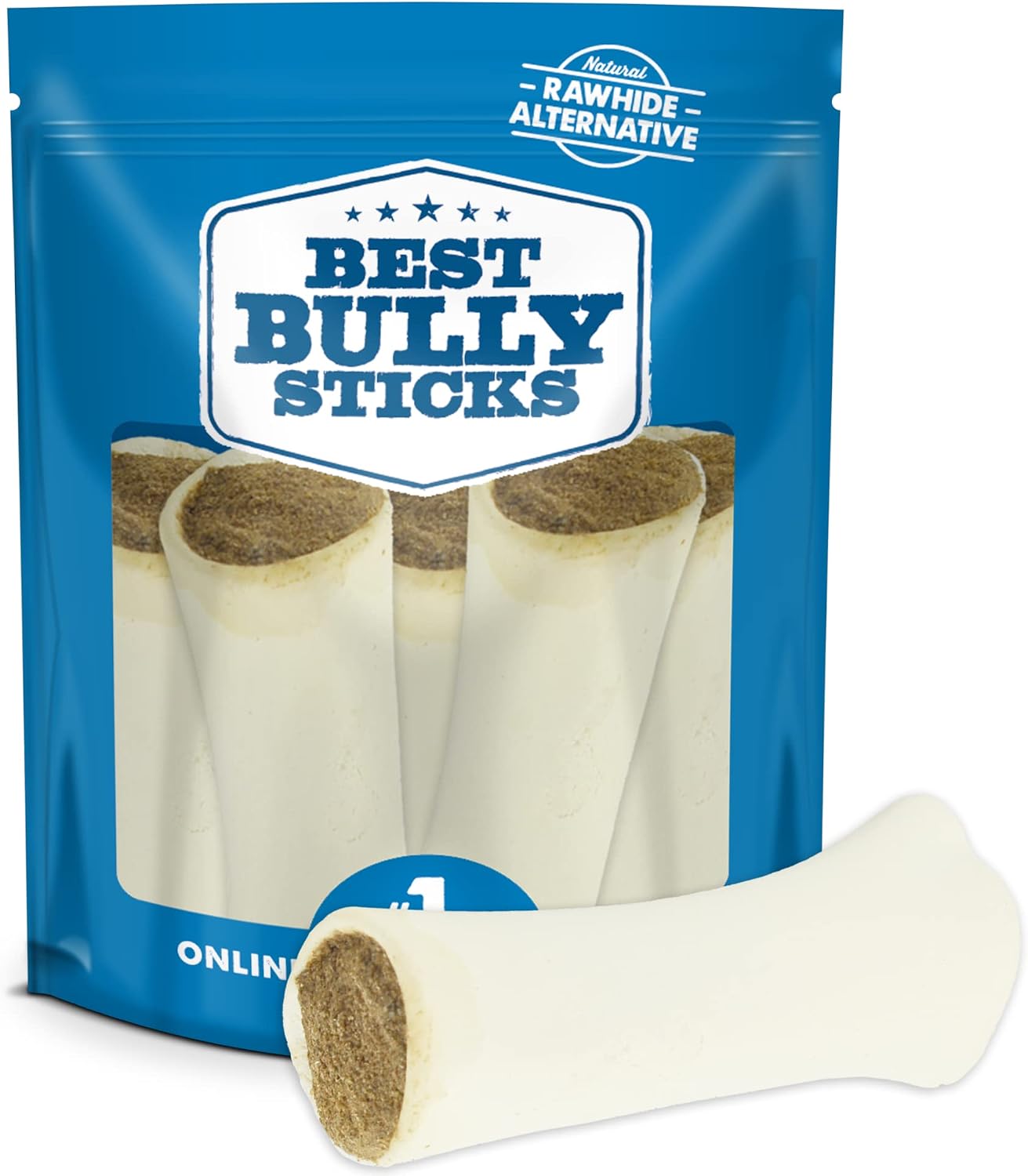 Natural center-cut beef shin bone for dental health