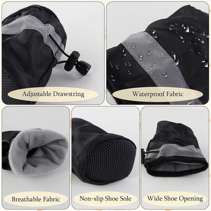 Andiker non-slip rubber sole dog footwear bottom view