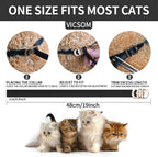 Vicsom 32 month protection flea collar set for cats
