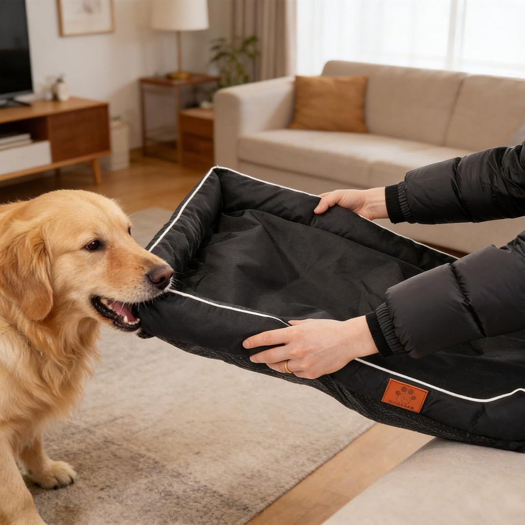 Fummi durable black dog mat for aggressive chewers