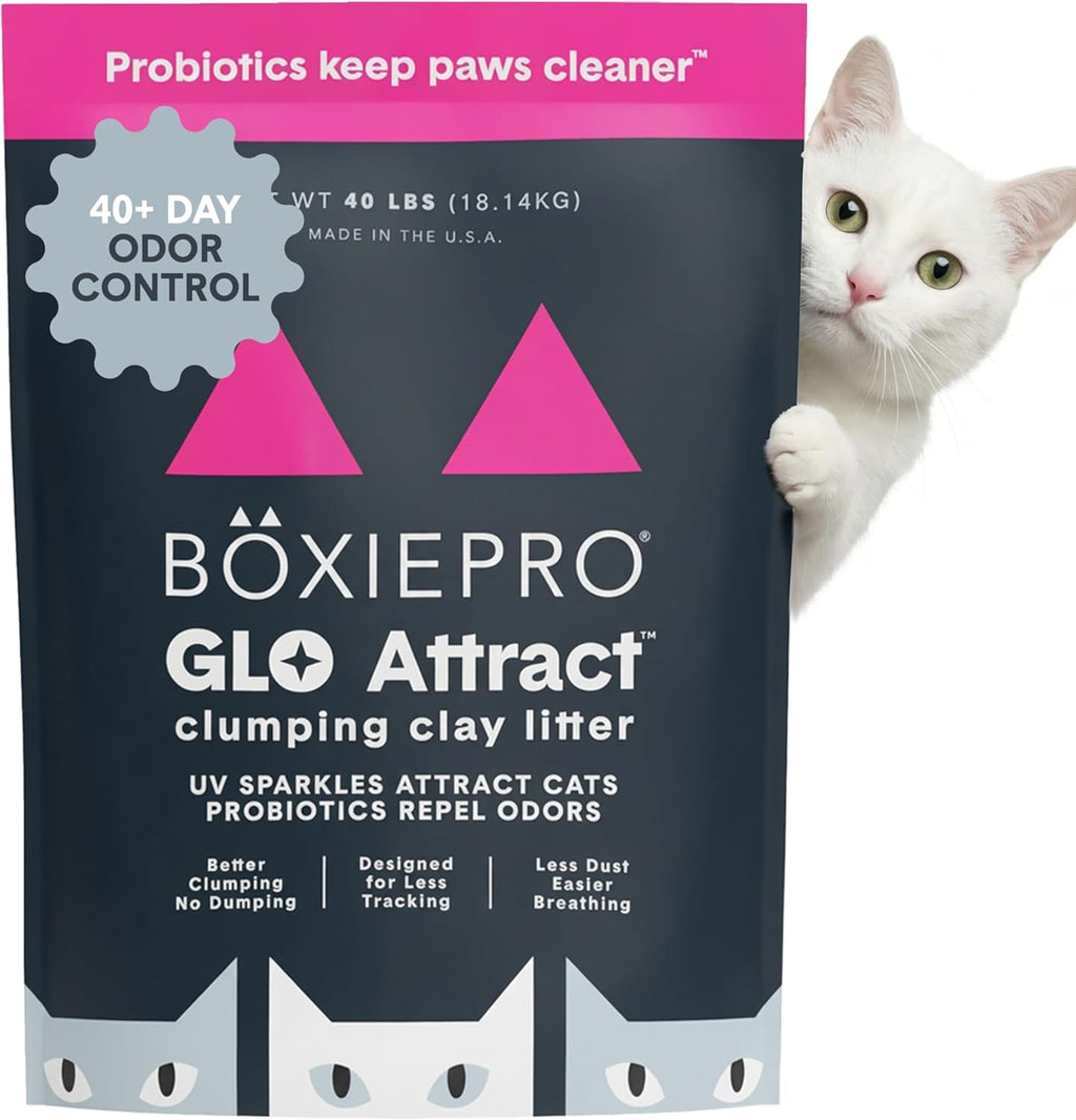 Boxie Probiotic Cat Litter, 40 Day Odor Control, Clumping Clay Kitty Litter, Odor Eliminating Probiotics, Dust-Free, No Fragrances No Fillers, 16 lb - Image 11