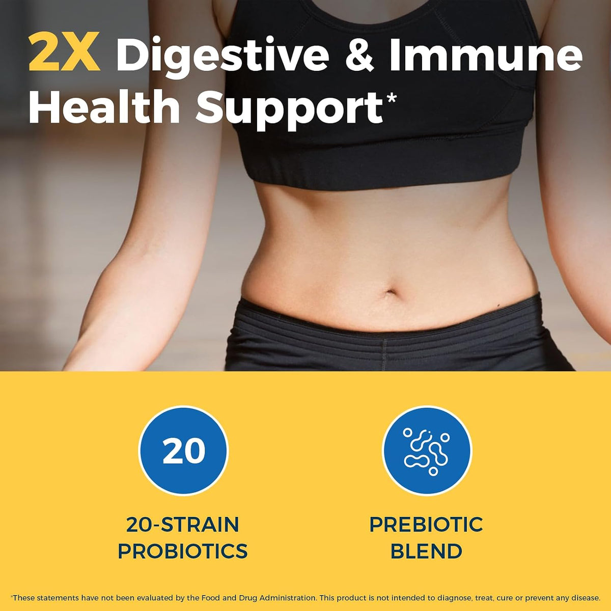 NewRhythm Probiotics 20 probiotic strains detail view