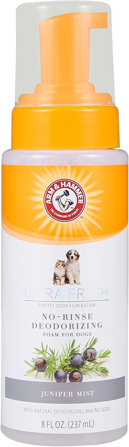 Arm & Hammer Ultra Fresh 2 in 1 Detangling Dog Shampoo and Conditioner Baking Soda Deodorizer Moisturizing Pet Wash Tangles Odor Control Cucumber Prickly Pear Scent 24 FL OZ Pump Daily Grooming - Image 11