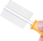 Burt's Bees for Pets Dual Sided Flea Comb with Handle from Recycled Coastal Plastics, Fine and Wide Stainless Steel Pins Remove Fleas, Flea Eggs, Tangles, and Dander, 6 Inch - Image 6