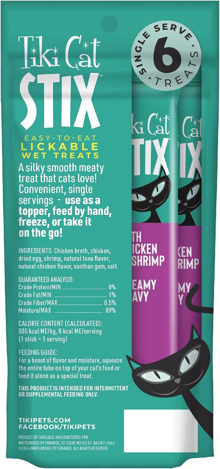 Tiki Cat Stix individual lickable treat tube