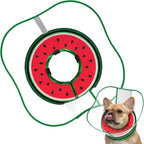 Sponge Dog Cone Collar, Dog Donut Collar After Surgery with Clear Shield, Adjustable Soft Cone for Dogs to Stop Licking-Comfy Cone for Large Medium Small Dogs (Watermelon,XL) - Image 12