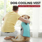 Preferhouse three layer dog cooling jacket internal lining