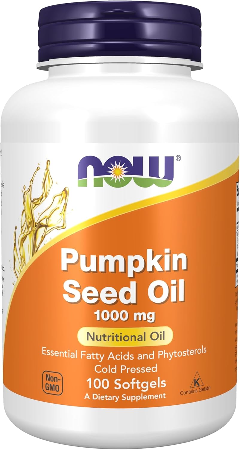 NOW Supplements, Pumpkin Seed Oil 1000 mg, Cold Pressed, 200 Softgels - Image 9