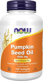 NOW Supplements, Pumpkin Seed Oil 1000 mg, Cold Pressed, 200 Softgels - Image 9