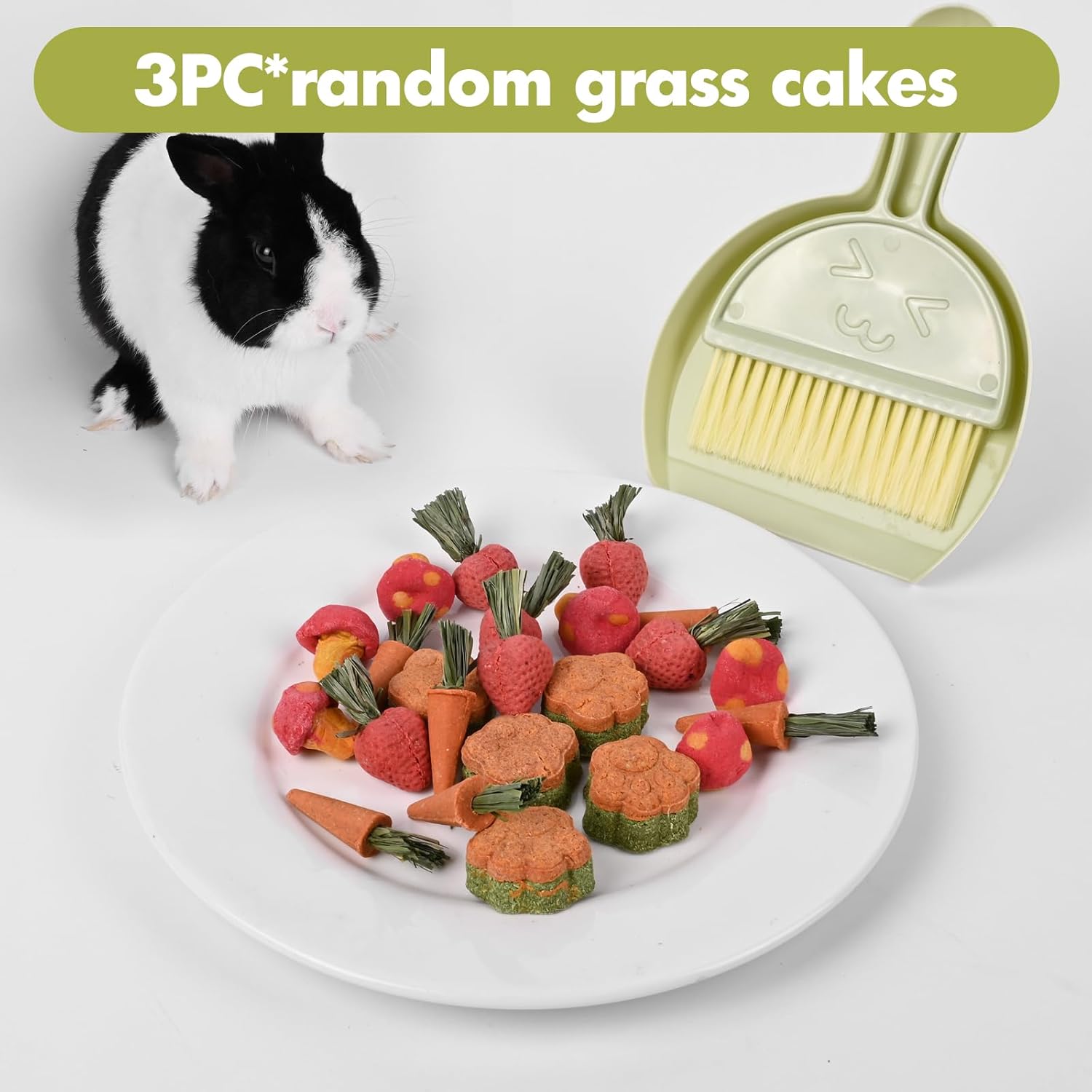 Yuoaes pet litter box accessories including broom and dustpan