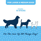 Premium USA imported dog oral care treats for medium and large breeds