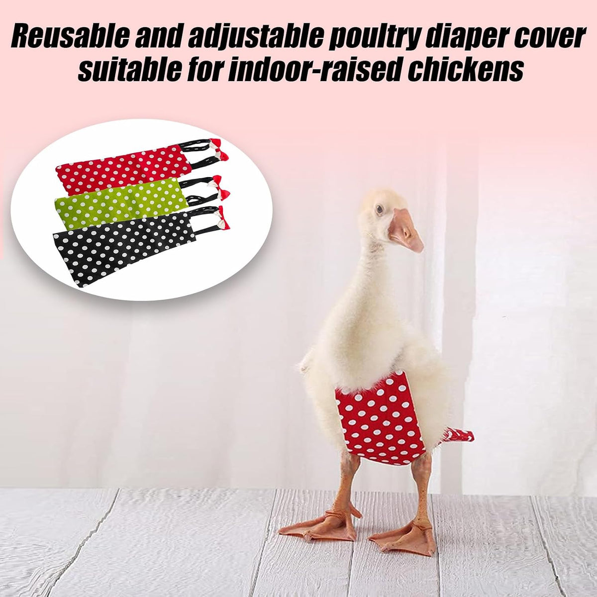 DZHPSRSZ pet duck nappy set folded in three pack quantity