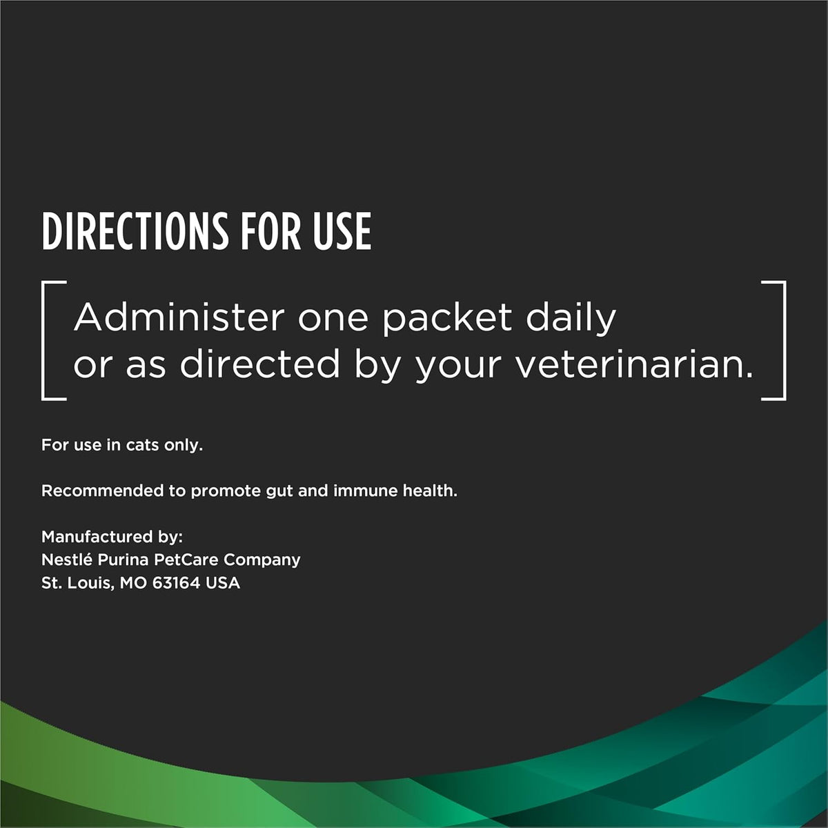 Pro Plan Veterinary Supplements for cats daily gut health care.