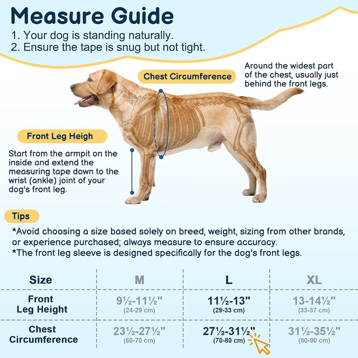 Barkless breathable dog sleeve for front leg wounds rear angle large breed dog suit.