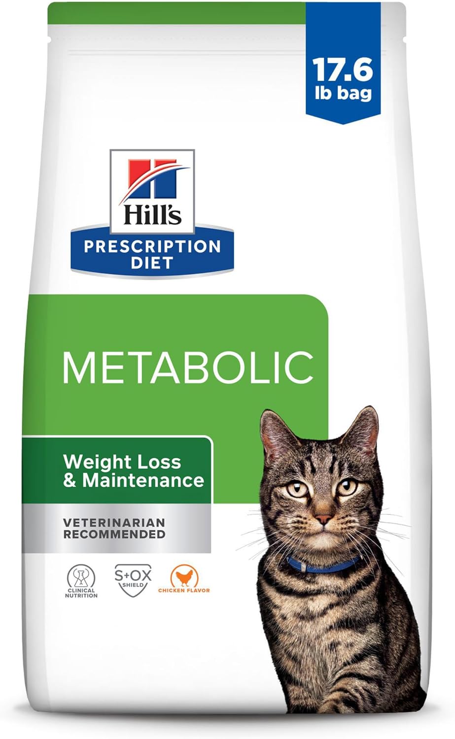 Hill's Prescription Diet Metabolic Weight Management Dry Cat Food, Chicken, 4 lb. Bag - Image 14