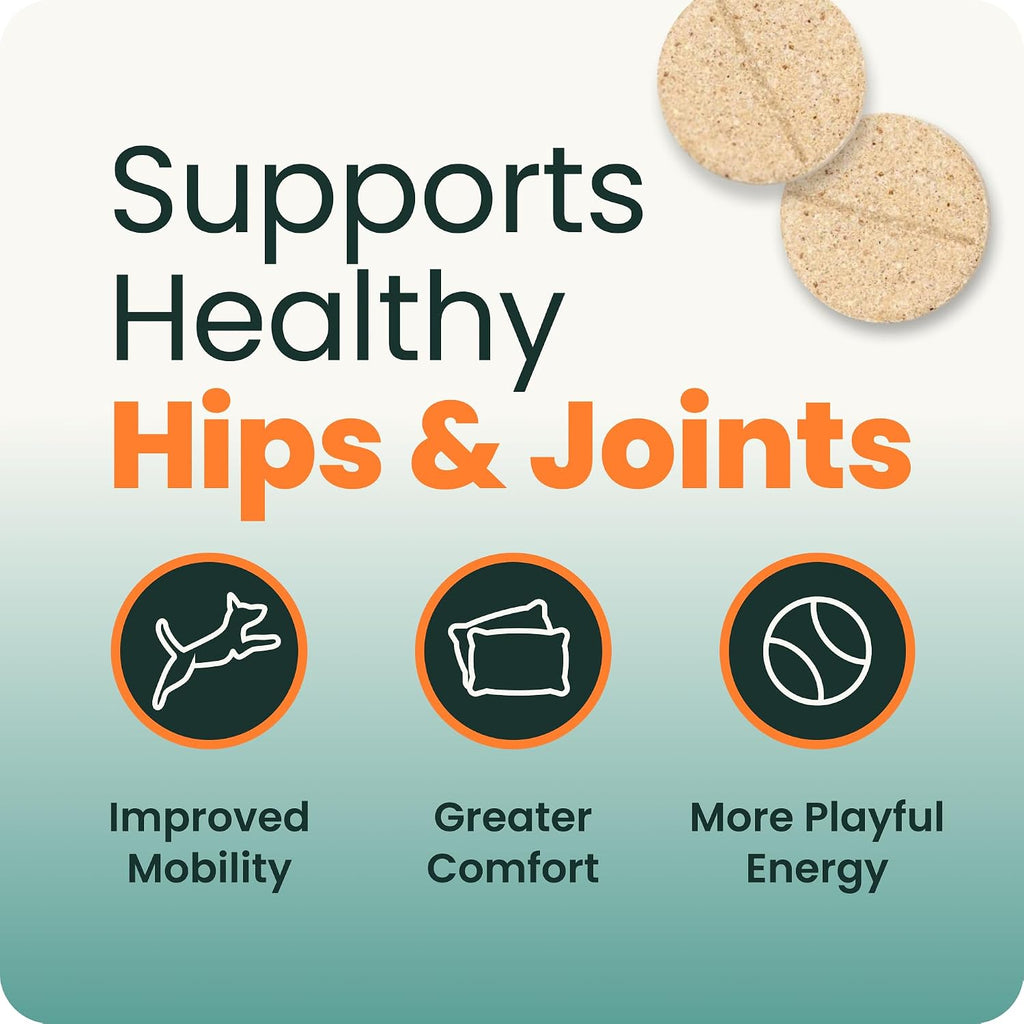 VetriScience advanced joint support product with chicken flavor highlight