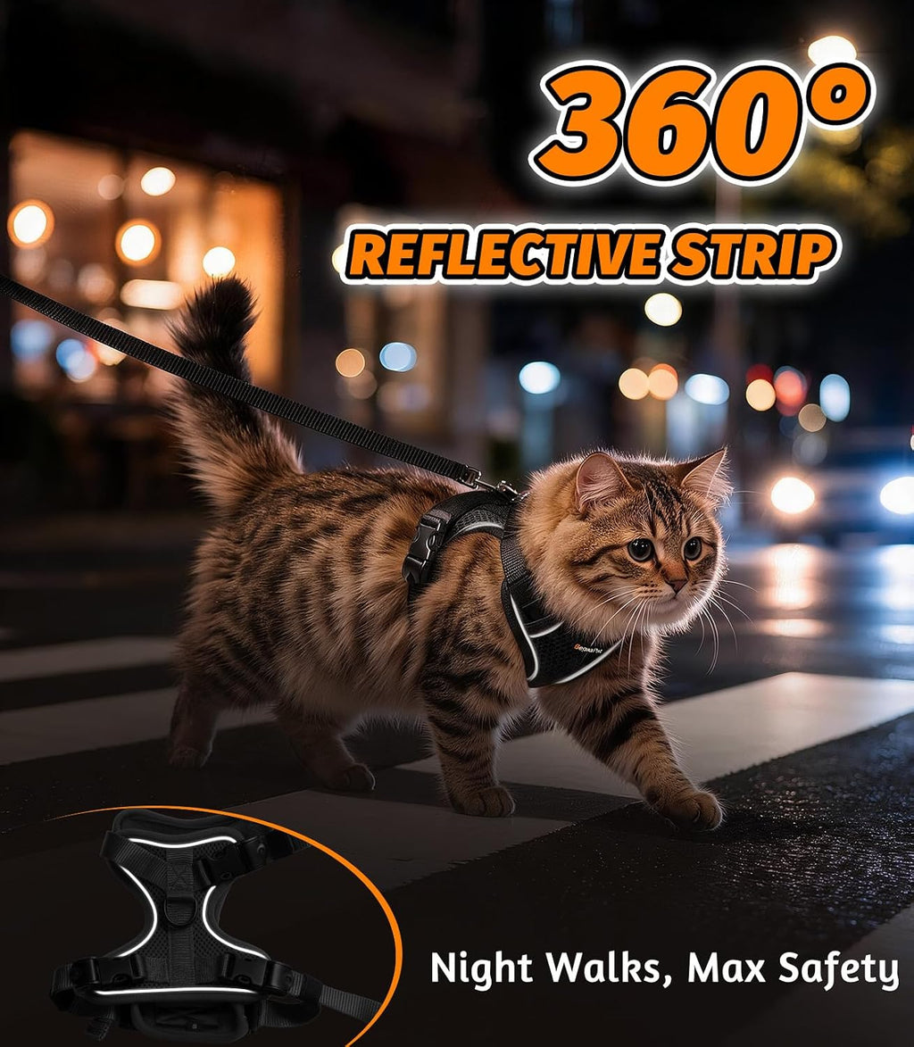 Cat Harness and Leash for Walking, Escape Proof Adjustable Vest Harness - Image 7