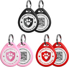 Cat Tags Personalized Small, QR Code Cat Name Tags for Kitten Collar, Scan Location Alerts, Pink S - Image 11