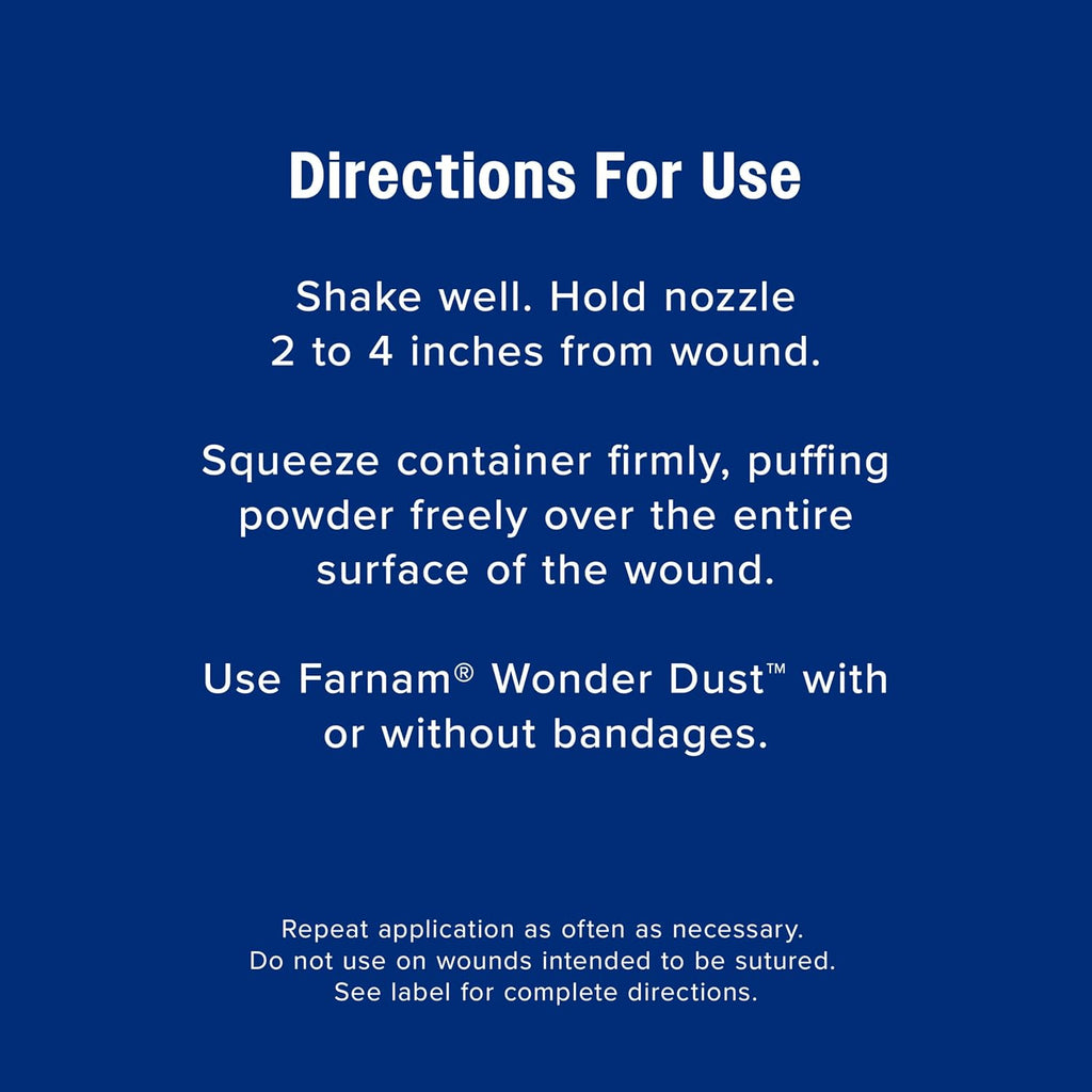 Farnam Wonder Dust bottle size comparison view