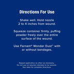 Farnam Wonder Dust bottle size comparison view