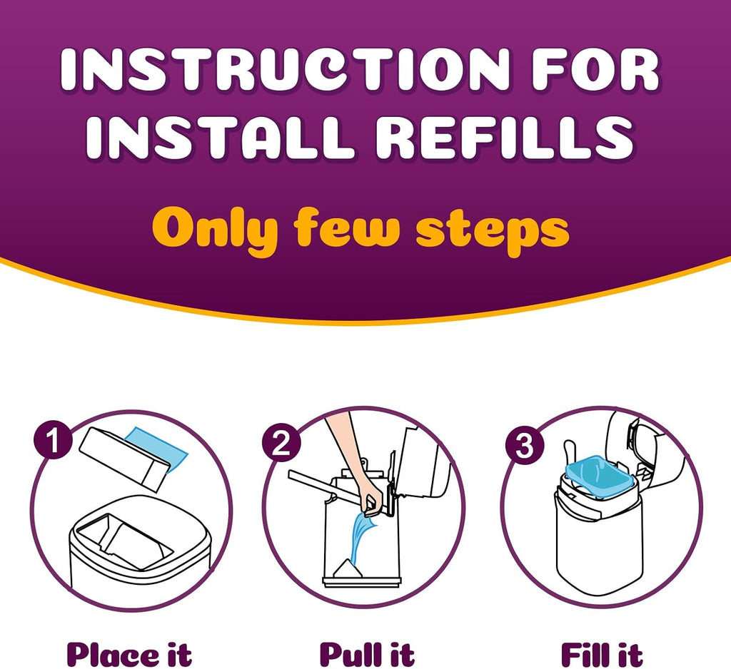 Godyoy cat litter refill bags showing easy tear functionality for pet owners