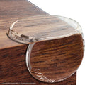 Roving Cove clear corner protector front view on a wooden table