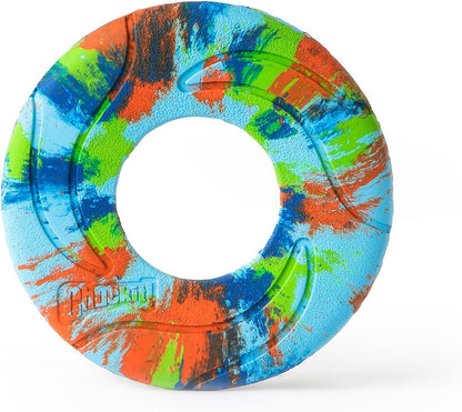 Chuckit! Amphibious ZipFlight Floating and Flying Disc Dog Toy, Medium (8.5"), Assorted Colors (Orange And Blue/Green and Blue) - Image 9