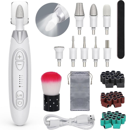 Pelcas electric nail file and pedicure kit front view