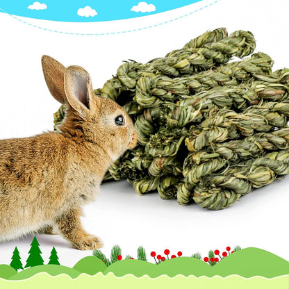 ERKOON rabbit treats displayed to highlight the crunchy texture suitable for rodent dental health.